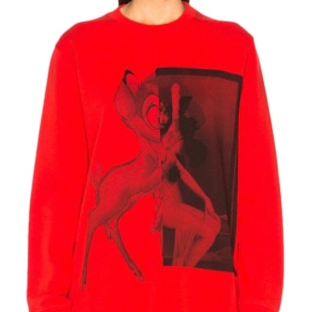 Givenchy Bambi Red Sweatshirt